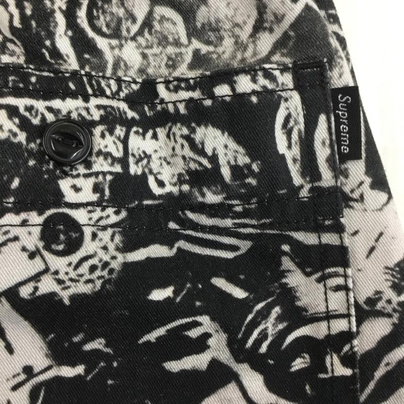 シュプリーム Supreme パンツ ワークパンツ、ペインターパンツ 20SS Miles Davis Skate Pant M 総柄 黒 / ブラック /  メンズ USED 古着 中古 10150935