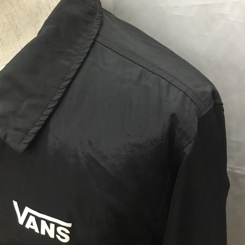 バンズ VANS ジャケット、上着 ジャケット、ブレザー va19ss-mj50lb コーチジャケット 裏地ボア カラージャケット M ロゴ、文字 黒 / ブラック /  メンズ USED 古着 中古 10114059