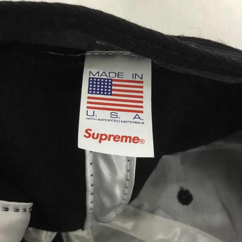 シュプリーム Supreme 帽子 キャップ WOOL S Logo 6Panel Cap EBBETS FIELD FLANNELS 7 1/2 ロゴ、文字 黒 / ブラック /  メンズ USED 古着 中古 10143930