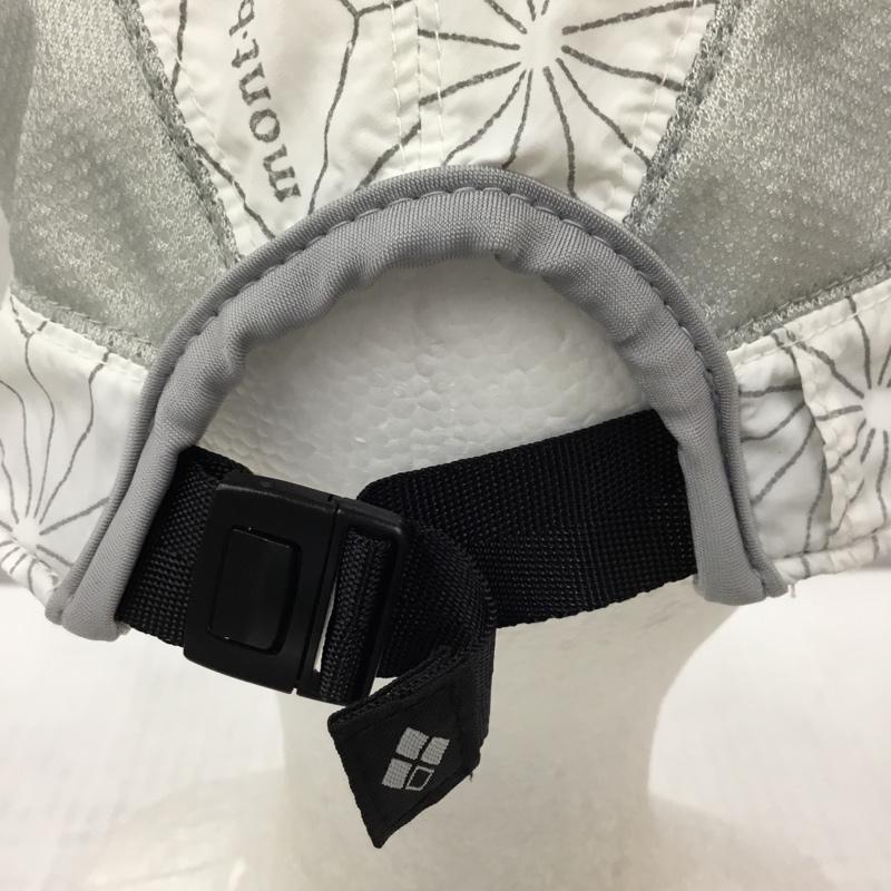 モンベル mont-bell 帽子 キャップ 1118653 リフレックキャップ 総柄 白 / ホワイト /  メンズ USED 古着 中古 10105745