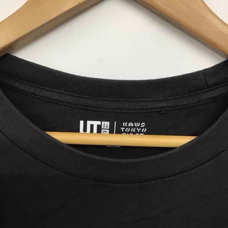 ユニクロ UNIQLO Tシャツ 半袖 kaws XL プリント チャコールグレー / チャコールグレー /  メンズ USED 古着 中古 10145747