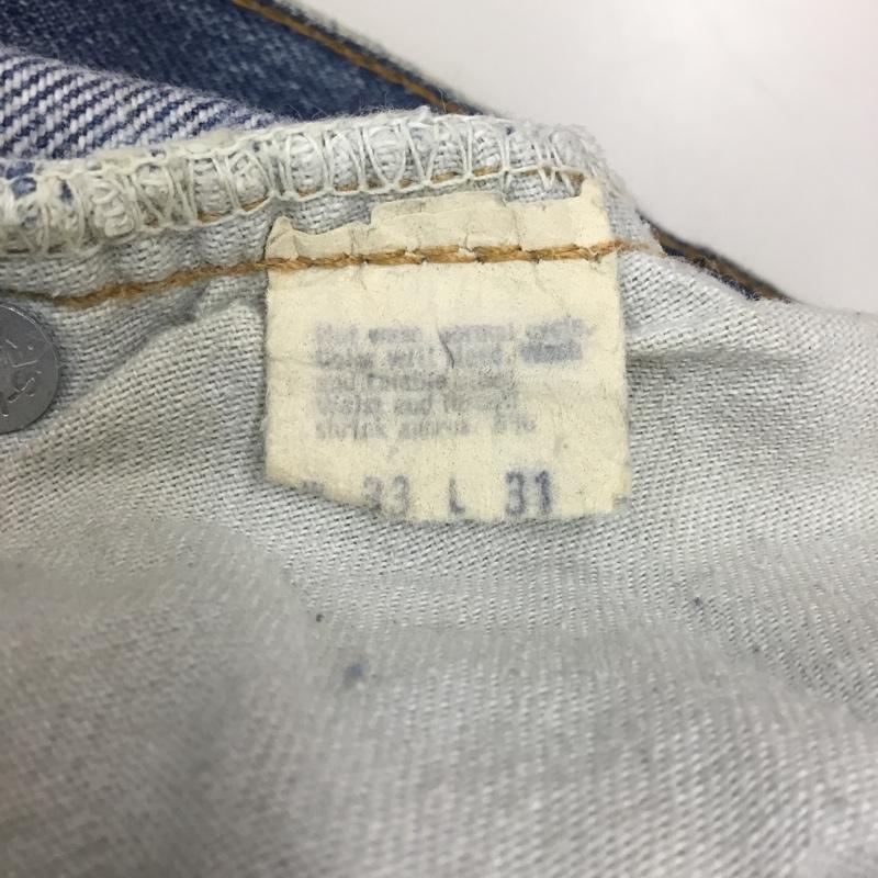 リーバイス Levi s パンツ デニム、ジーンズ デニムジーンズ 66後期 70s 501 6番工場 33インチ ダメージ加工 インディゴ / インディゴ /  メンズ USED 古着 中古 10111926