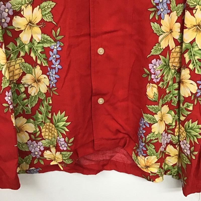 トミーヒルフィガー TOMMY HILFIGER シャツ、ブラウス 半袖 半袖シャツ プリントシャツ アロハシャツ L プリント マルチカラー / マルチカラー /  メンズ USED 古着 中古 10134077
