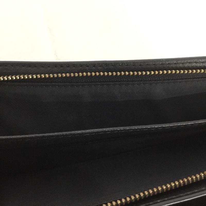 コーチ COACH 財布 長財布 シグネチャー ロゴ、文字 黒 / ブラック / X 茶 / ブラウン /  レディース USED 古着 中古 10143649