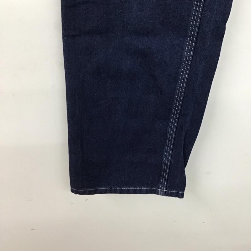 カーハート Carhartt パンツ ワークパンツ、ペインターパンツ デニムパンツ ワイドパンツ カジュアルパンツ 30インチ ロゴ、文字 インディゴ / インディゴ /  メンズ USED 古着 中古 10142605