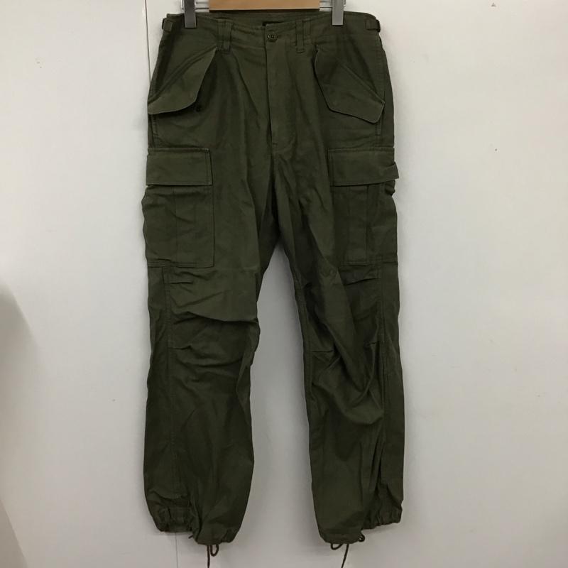 アボンタージ A VONTADE パンツ ワークパンツ、ペインターパンツ ミリタリーパンツ ワイドパンツ カジュアルパンツ ストレートパンツ S 無地 カーキ / カーキ /  メンズ USED 古着 中古 10119504