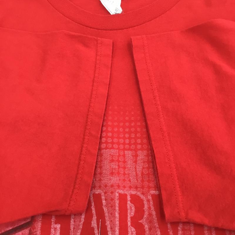 ユーズドクロージング used clothes Tシャツ 半袖 KEVIN HARVICK レーシングTee XXL プリント 赤 / レッド /  メンズ USED 古着 中古 10133851