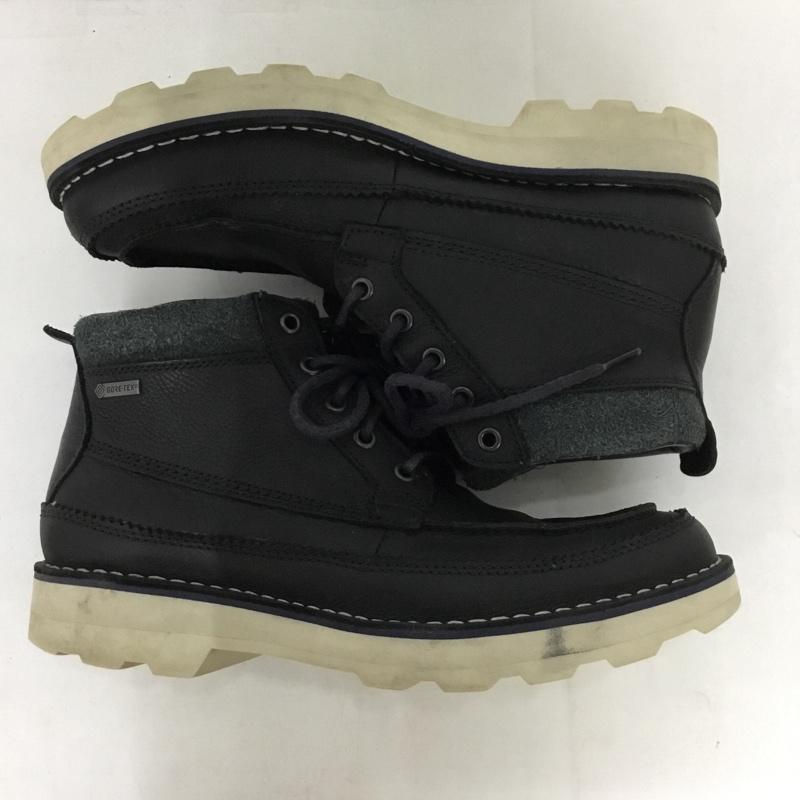 クラークス Clarks ブーツ ショートブーツ レースアップブーツ GORE-TEX UK7 US：8 ワンポイント 黒 / ブラック /  メンズ USED 古着 中古 10130412