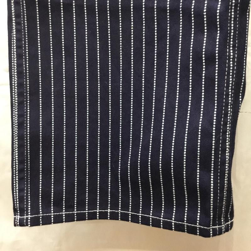 シュガーケーン SUGAR CANE パンツ デニム、ジーンズ デニムジーンズ ワイドパンツ ストレートパンツ ストライプパンツ 30インチ ストライプ 紺 / ネイビー /  メンズ USED 古着 中古 10113867