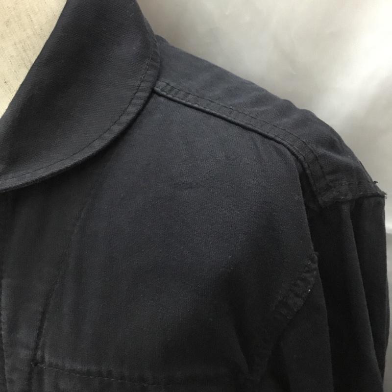 ビームス BEAMS ジャケット、上着 ジャンパー、ブルゾン bmj-211-sb3100-1/2 ミリタリージャケット ジップアップジャケット アウター L 無地 黒 / ブラック /  メンズ USED 古着 中古 10108746