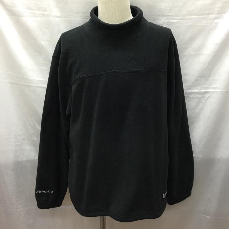 シュプリーム Supreme カットソー 長袖 22AW PolartecMockNeckPullover ポーラテックフリースハイネックプルオーバー L ロゴ、文字 黒 / ブラック /  メンズ USED 古着 中古 10121555