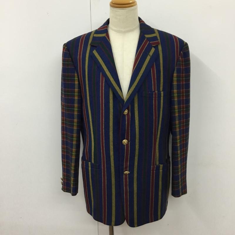 ジャンニヴェルサーチ GIANNI VERSACE ジャケット、上着 ジャケット、ブレザー カジュアルジャケット カラージャケット ポケットジャケット アウター プリント マルチカラー / マルチカラー /  メンズ USED 古着 中古 10120663