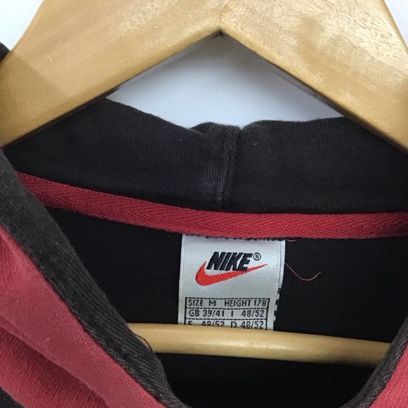 ナイキ NIKE パーカー 長袖 長袖パーカー プルオーバーパーカー スウェット 古着 M ロゴ、文字 黒 / ブラック /  メンズ USED 古着 中古 10144764