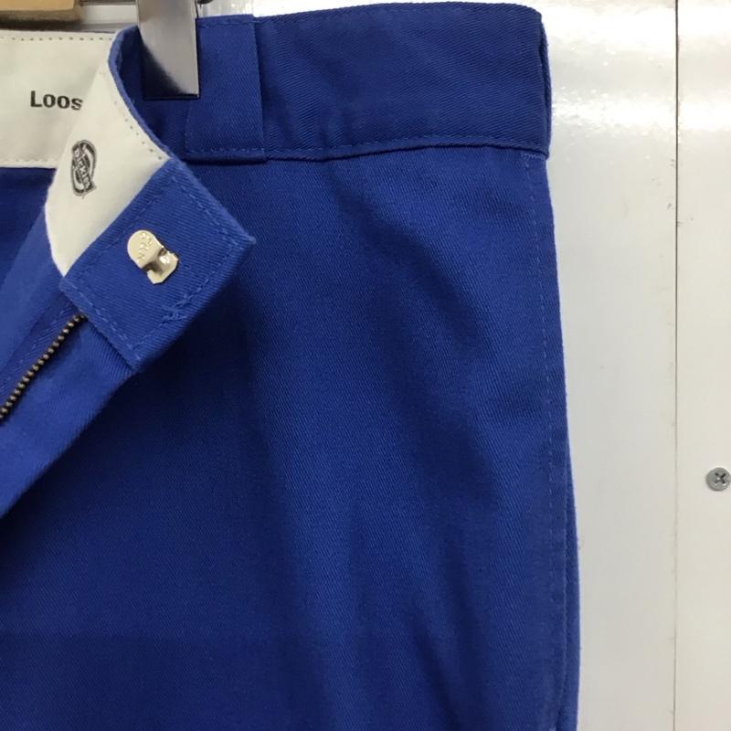 ディッキーズ Dickies パンツ ワークパンツ、ペインターパンツ ワークパンツ ワイドパンツ カジュアルパンツ 40 ロゴ、文字 青 / ブルー /  メンズ USED 古着 中古 10148323