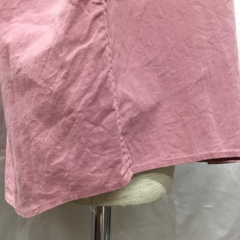 チャップスラルフローレン CHAPSRALPHLAUREN シャツ、ブラウス 半袖 半袖シャツ カラーシャツ 半袖カットソー 無地シャツ 80s 水兵タグ L 無地 桃 / ピンク /  メンズ USED 古着 中古 10109339