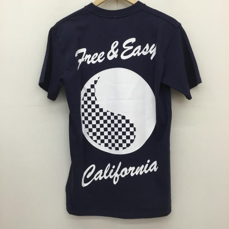 バンズボルト VANS VAULT Tシャツ 半袖 VANS VAULT　Free＆Easy S プリント 紺 / ネイビー /  メンズ USED 古着 中古 10112601