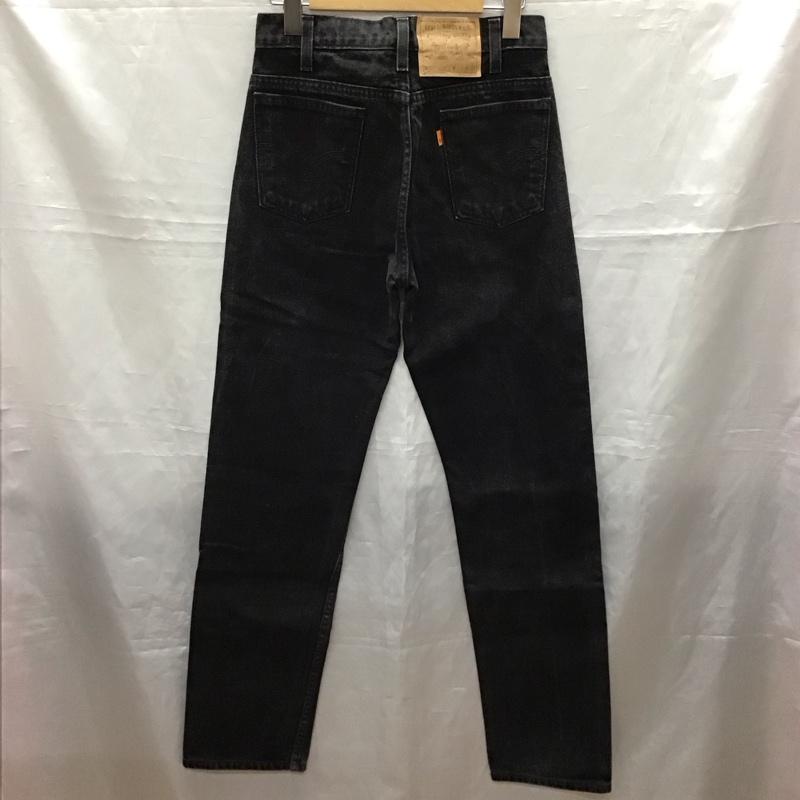 リーバイストラウスアンドコー Levi Strauss & co. パンツ デニム、ジーンズ 40505-4159 ブラックデニムパンツ スリムパンツ 28インチ 無地 黒 / ブラック /  メンズ USED 古着 中古 10116295