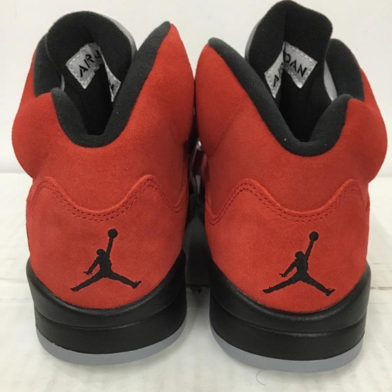 ナイキ NIKE スニーカー スニーカー DD0587-600 AIR JORDAN 5 RETRO 26cm 箱有 26.0cm ワンポイント 赤 / レッド / X 黒 / ブラック / X 灰 / グレー /  メンズ USED 古着 中古 10124200
