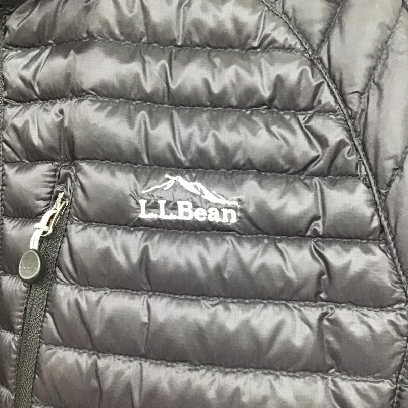 エルエルビーン L.L.Bean ジャケット、上着 ジャケット、ブレザー ジップアップジャケット アウター ダウンジャケット S ロゴ、文字 黒 / ブラック /  メンズ USED 古着 中古 10136586