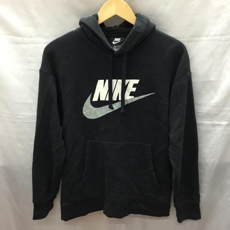 ナイキ NIKE パーカー 長袖 CN8753-010 スウェット プルオーバー フーディー S ロゴ、文字 黒 / ブラック /  メンズ USED 古着 中古 10118987