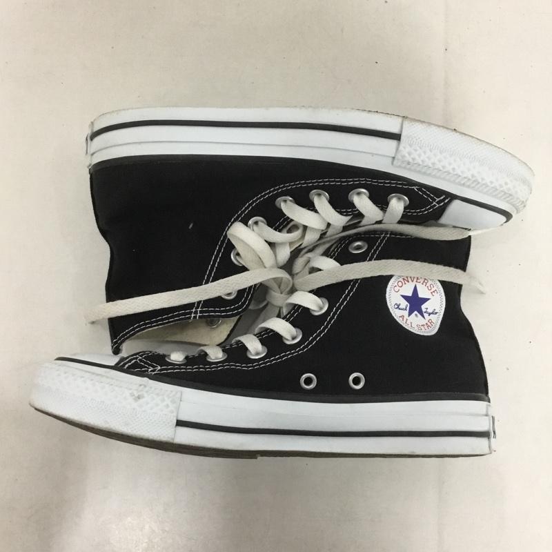 コンバース CONVERSE スニーカー スニーカー M9160 ALL STAR HI ハイカット 23cm 23.0cm ロゴ、文字 黒 / ブラック / X 白 / ホワイト /  レディース USED 古着 中古 10141558