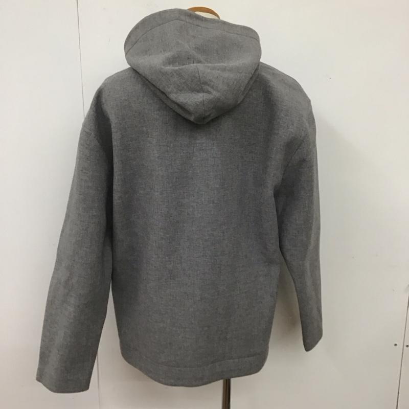 ザラ ZARA パーカー 長袖 ジップアップパーカージャケット 長袖スウェット アウター S 無地 灰 / グレー /  メンズ USED 古着 中古 10117627