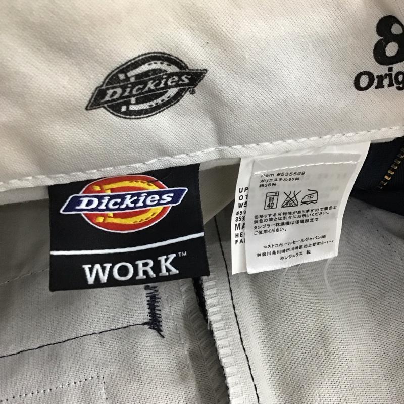 ディッキーズ Dickies パンツ ワークパンツ、ペインターパンツ ワークパンツ ワイドパンツ カジュアルパンツ 31インチ 無地 紺 / ネイビー /  メンズ USED 古着 中古 10145550