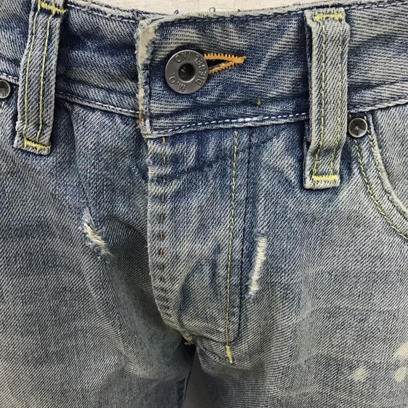 ディーゼル DIESEL パンツ デニム、ジーンズ デニムパンツ ワーカージーンズ カジュアルパンツ ストレートパンツ 32インチ 無地 インディゴ / インディゴ /  メンズ USED 古着 中古 10112066