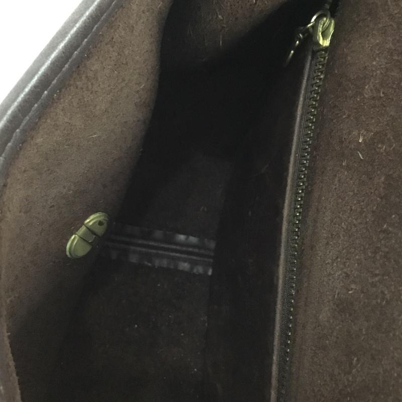 コーチ COACH ショルダーバッグ ショルダーバッグ 9965 レザー 無地 茶 / ブラウン /  レディース USED 古着 中古 10141946