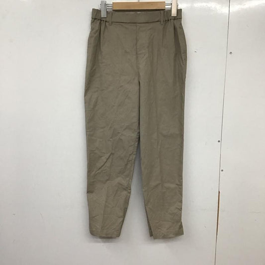 スタディオクリップ studio CLIP パンツ サルエルパンツ RM247005-1 ヒンヤリサブリナパンツ 接触冷感 M 無地 茶 / ブラウン /  レディース USED 古着 中古 10138933