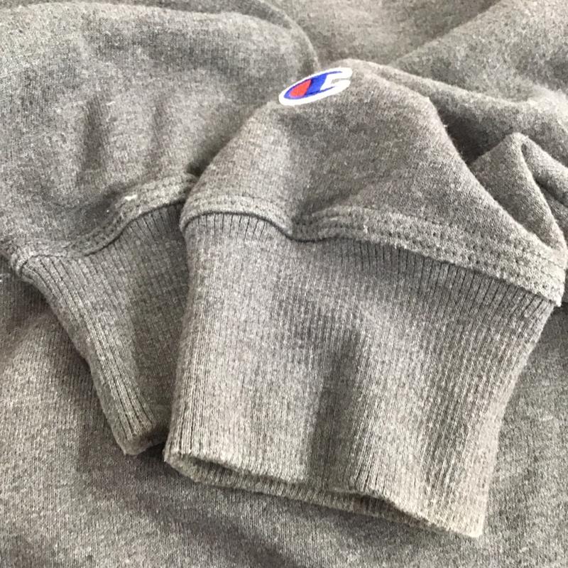 チャンピオン Champion パーカー 長袖 長袖パーカー プルオーバーパーカー スウェット L ロゴ、文字 ダークグレー / ダークグレー /  メンズ USED 古着 中古 10148945