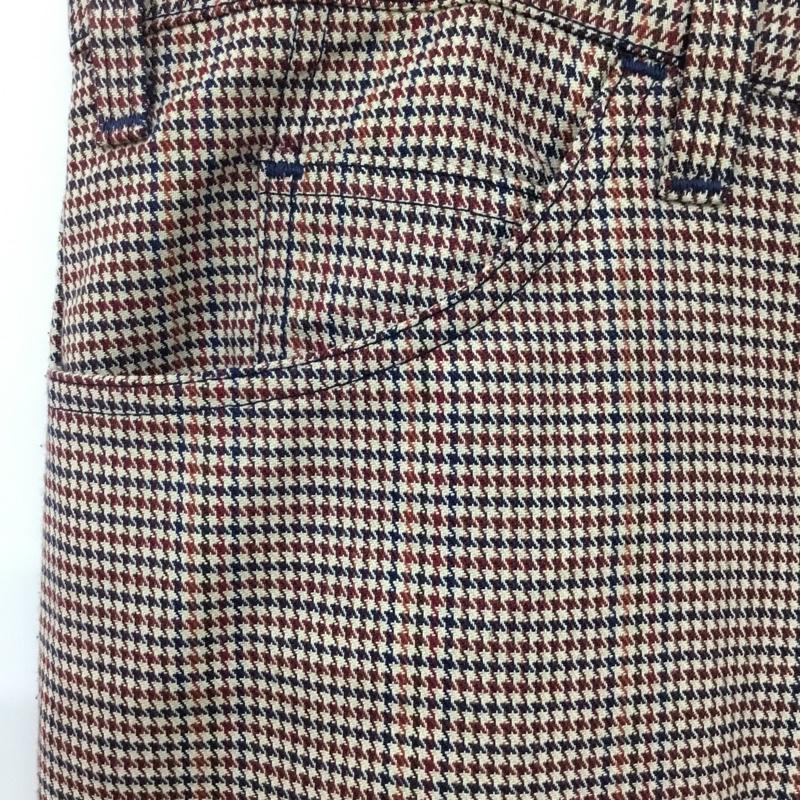 リーバイス Levi s パンツ スラックス 70s sta-prest 黒タブ big-e スレーキスタンプ スラックス センタータックパンツ チェック マルチカラー / マルチカラー /  メンズ USED 古着 中古 10109374