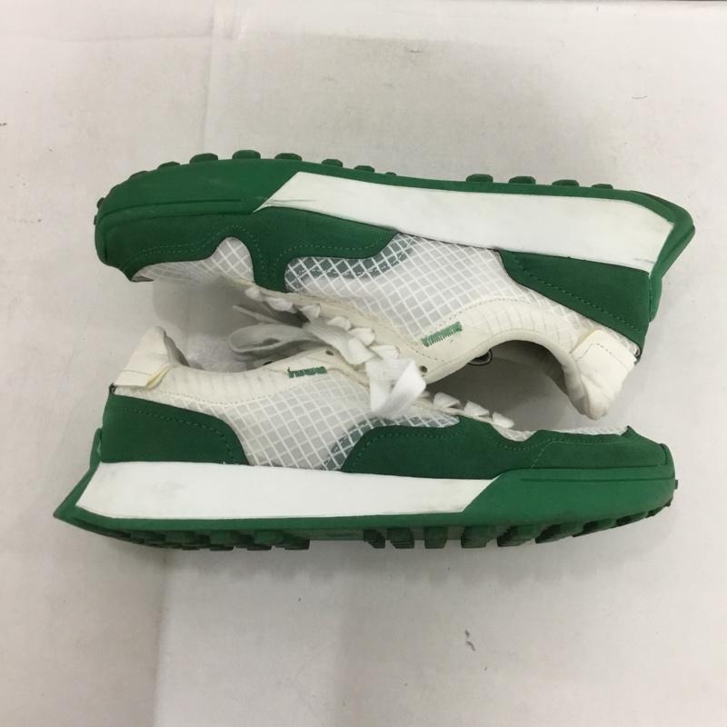 ザラ ZARA スニーカー スニーカー 3400 810 030 メッシュ シースルー EU38 無地 白 / ホワイト / X 緑 / グリーン /  レディース USED 古着 中古 10138001