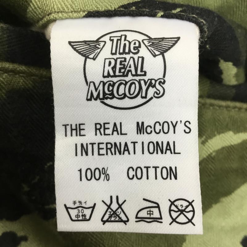 ザ・リアルマッコイズ・インターナショナル REAL McCOY S パンツ ワークパンツ、ペインターパンツ リザードトラウザーズ カーゴパンツ 26インチ カモフラージュ柄・迷彩 緑 / グリーン /  メンズ USED 古着 中古 10143876