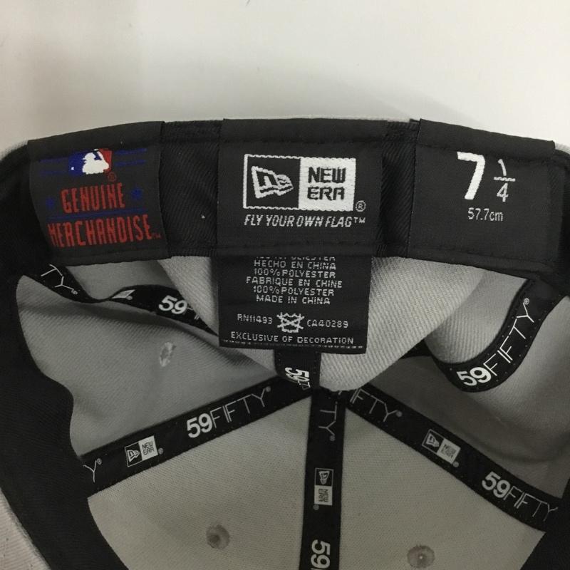 ニューエラ NEW ERA 帽子 キャップ ニューヨーク ヤンキース NY ロゴ、文字 灰 / グレー /  メンズ USED 古着 中古 10124142