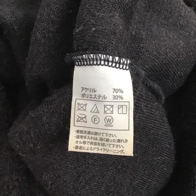 クーティー COOTIE パーカー 長袖 長袖フリースパーカー プルオーバーパーカー M 無地 黒 / ブラック /  メンズ USED 古着 中古 10125652