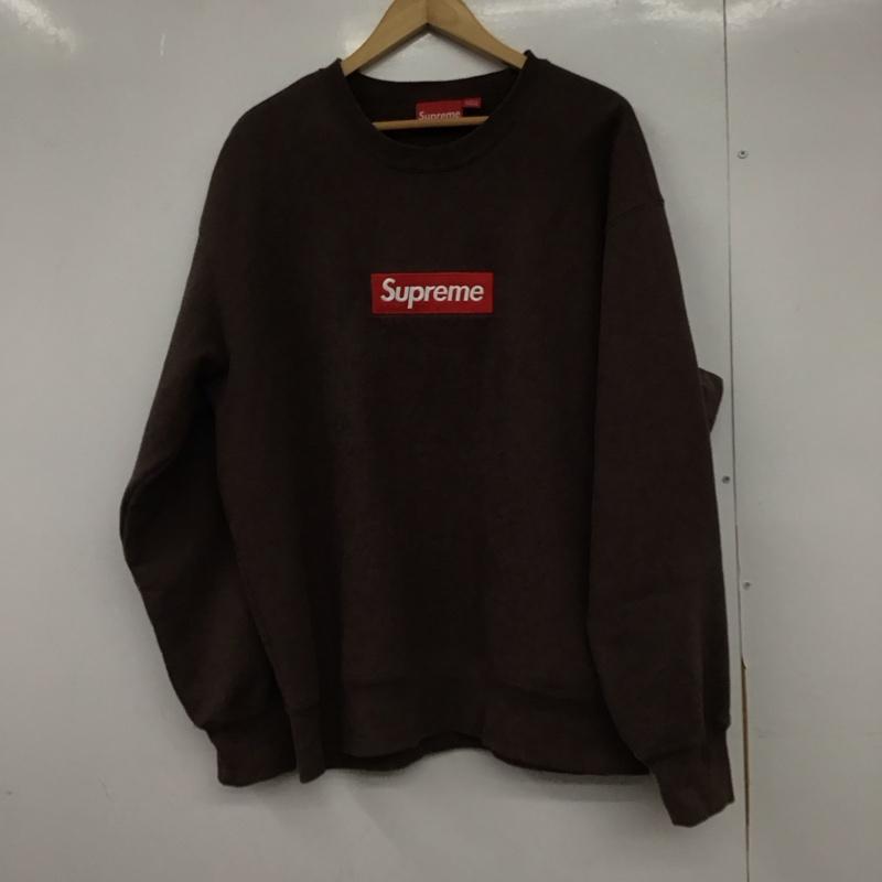 シュプリーム Supreme トレーナー 長袖 22AW BoxLogoCrewneck スウェット L ロゴ、文字 茶 / ブラウン /  メンズ USED 古着 中古 10147327