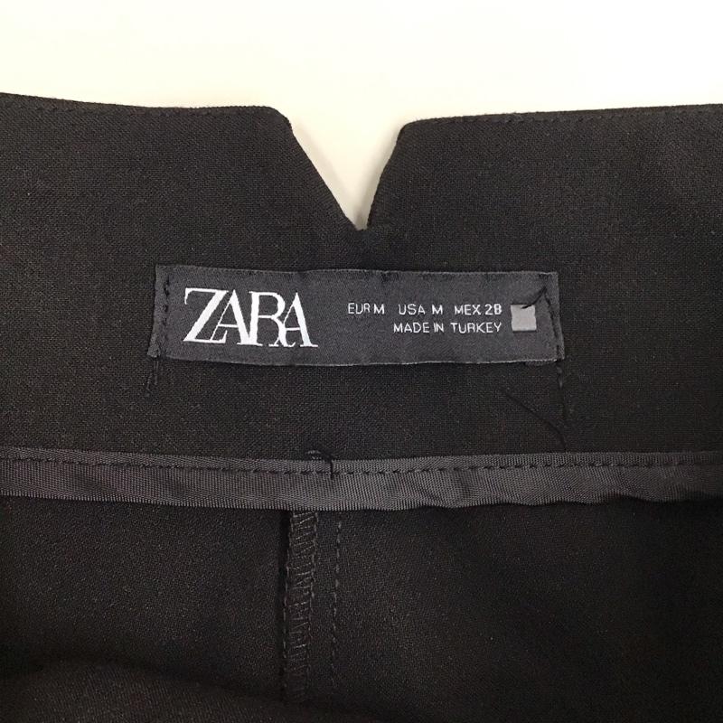 ザラ ZARA パンツ スラックス M 無地 黒 / ブラック /  レディース USED 古着 中古 10123411