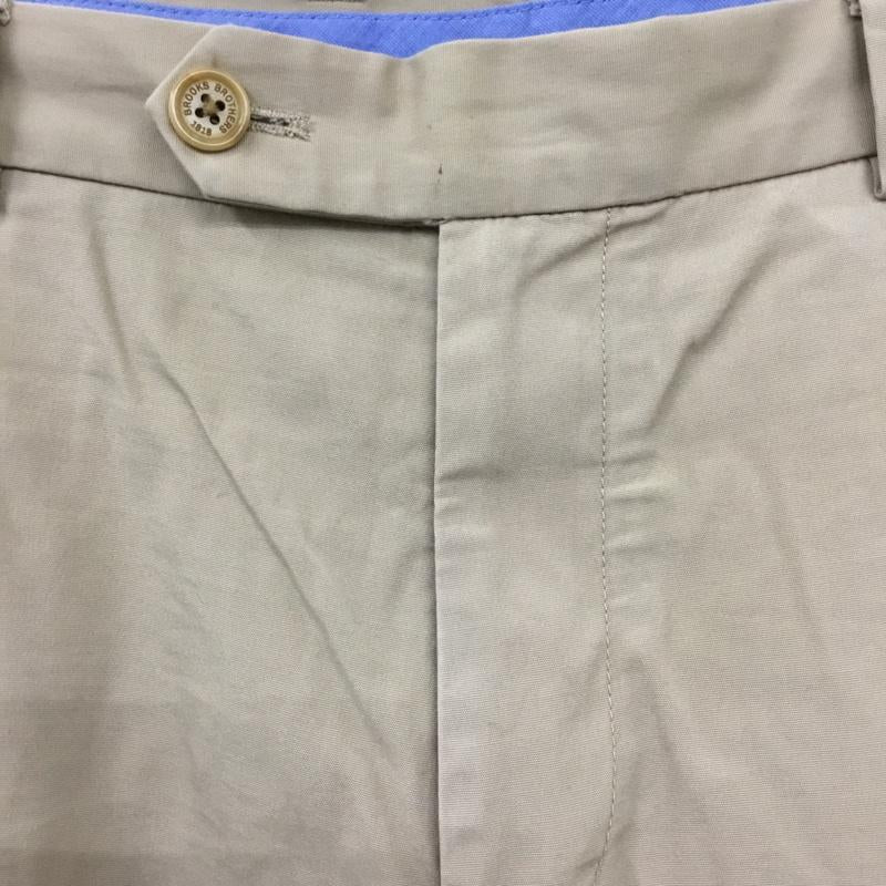 ブルックスブラザーズ BROOKS BROTHERS パンツ チノパン チノパン カジュアルパンツ ワイドパンツ ストレートパンツ 34 無地 ベージュ / ベージュ /  メンズ USED 古着 中古 10110004