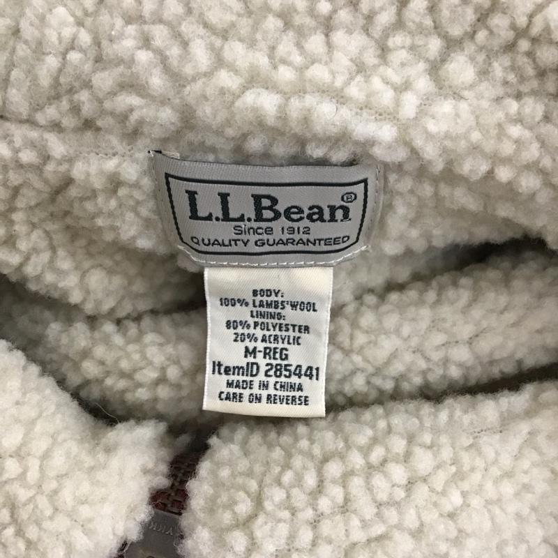 エルエルビーン L.L.Bean パーカー 長袖 285441 ニット フーディー フルジップ 裏ボア M 無地 赤 / レッド /  メンズ USED 古着 中古 10112654