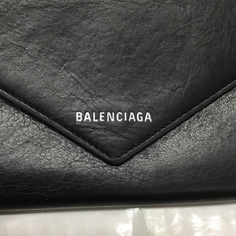 バレンシアガ BALENCIAGA 財布 長財布 ロゴ、文字 黒 / ブラック /  メンズ USED 古着 中古 10122357