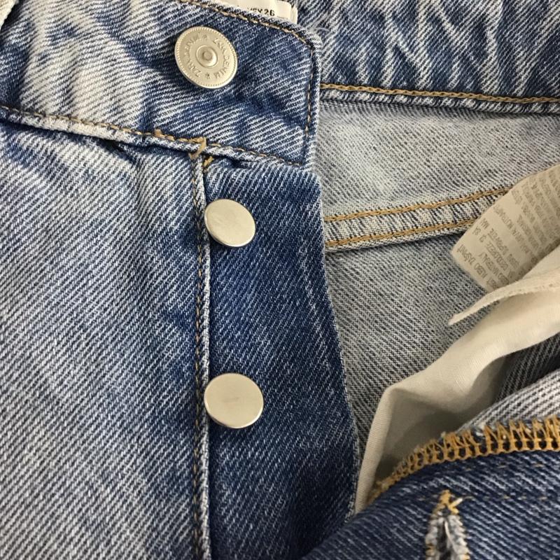 ザラ ZARA パンツ デニム、ジーンズ 36 無地 水色 / ライトブルー /  レディース USED 古着 中古 10133637