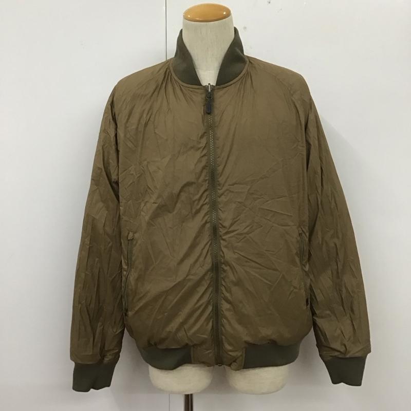 エディーバウアー Eddie Bauer ジャケット、上着 ジャンパー、ブルゾン ジップアップジャケット ダウンジャケット カジュアルジャケット アウター リバーシブル L 無地 茶 / ブラウン /  メンズ USED 古着 中古 10110405