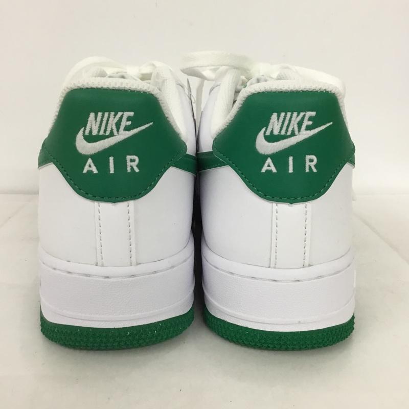 ナイキ NIKE スニーカー スニーカー FJ4146 102 AIR FORCE1 07 27cm 箱有 27.0cm ロゴ、文字 白 / ホワイト / X 緑 / グリーン /  メンズ USED 古着 中古 10131952