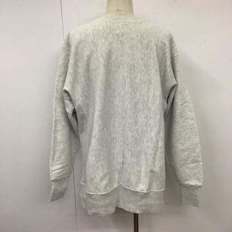 古着 USED トレーナー 長袖 長袖トレーナー スウェット クルーネック プルオーバー XXL ロゴ、文字 灰 / グレー /  メンズ USED 古着 中古 10124953