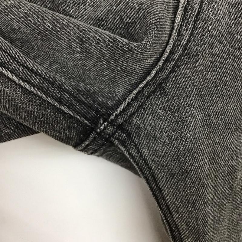 ノーティカ NAUTICA パンツ デニム、ジーンズ デニムパンツ ワイドパンツ カジュアルパンツ L ダメージ加工 ダークグレー / ダークグレー /  メンズ USED 古着 中古 10150765