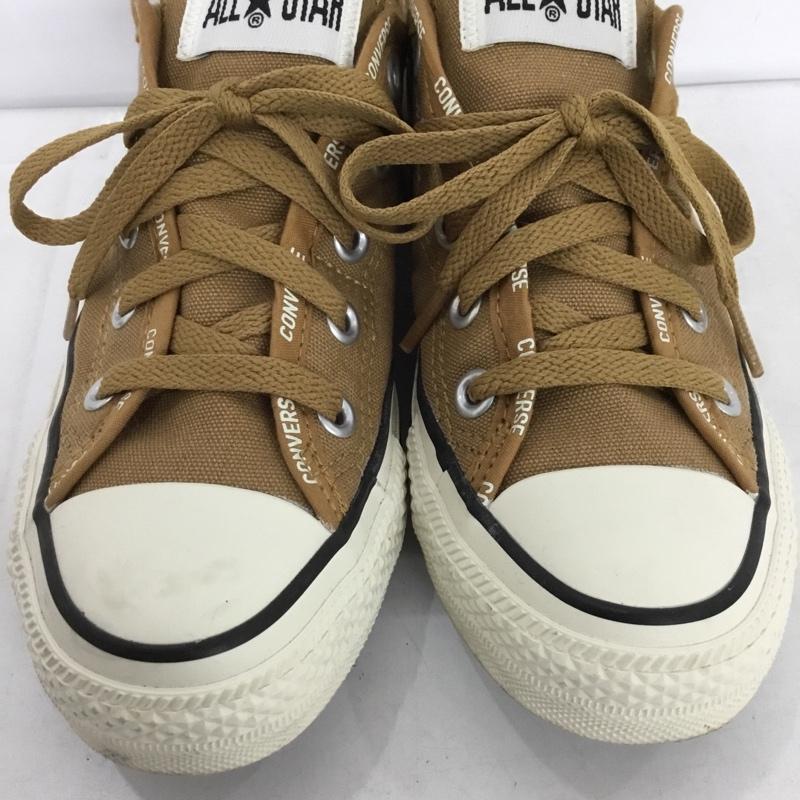 コンバース CONVERSE スニーカー スニーカー 1SC513 ロゴBD スリップ OX 23cm 23.0cm ロゴ、文字 ベージュ / ベージュ /  レディース USED 古着 中古 10132021