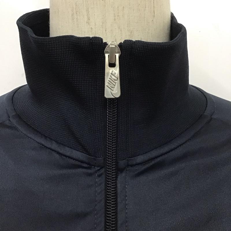 ナイキ NIKE ジャケット、上着 ジャンパー、ブルゾン 397972-473 トラックジャケット S ロゴ、文字 紺 / ネイビー / X 白 / ホワイト /  メンズ USED 古着 中古 10107654