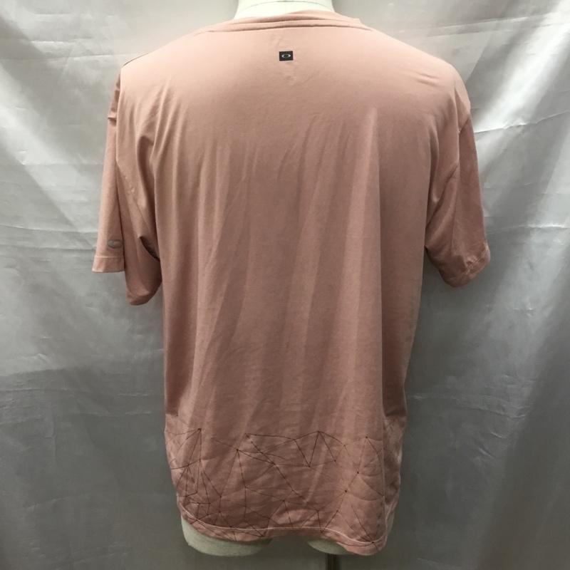 オークリー OAKLEY Tシャツ 半袖 半袖カットソー プリントTシャツ クルーネックカットソー L 無地 桃 / ピンク /  メンズ USED 古着 中古 10117102