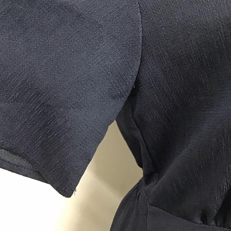 アパートバイローリーズ apart by lowrys ワンピース ロングスカート AP271012TK Vネック 半袖 FREE 無地 紺 / ネイビー /  レディース USED 古着 中古 10115502